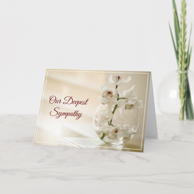 Cartão de condolências (Frente)