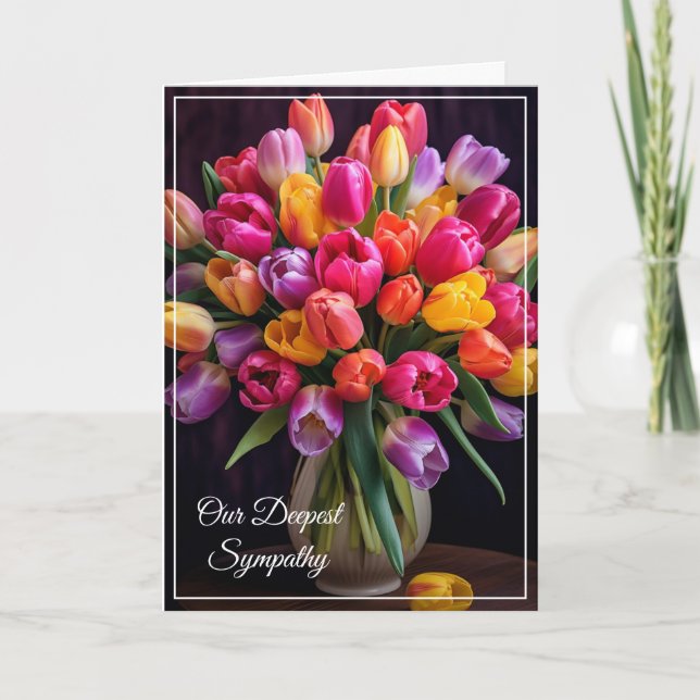 Cartão de condolências (Frente)