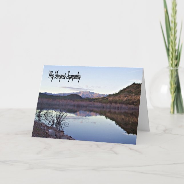 Cartão de condolências (Frente)