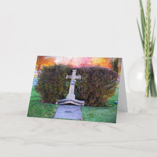 Cartão de condolências "A Cruz do Santo Michael"