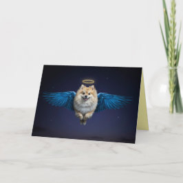 Cartão de Condolências Anjo Pomerânia