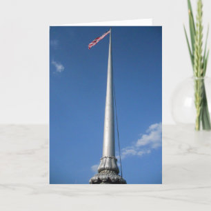 Cartão de Condolências “Bandeira Americana de Lowe