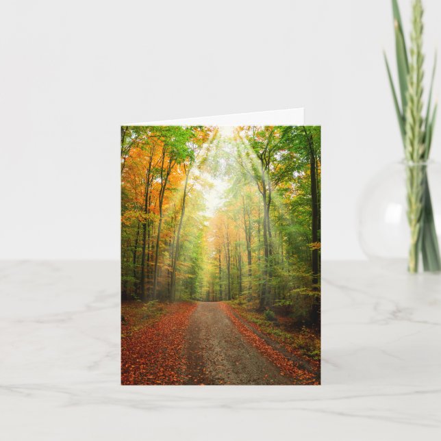 Cartão de condolências com pensamentos (Frente)