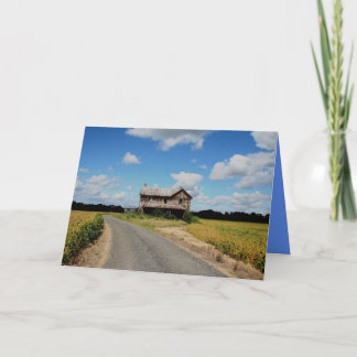 Cartão de condolências com Verso