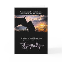 Cartão de condolências de Animais de Companhia de 