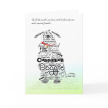 Cartão de condolências de Cachorro - Desligar toda