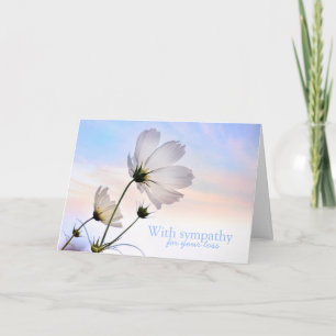 Cartão de condolências de coração