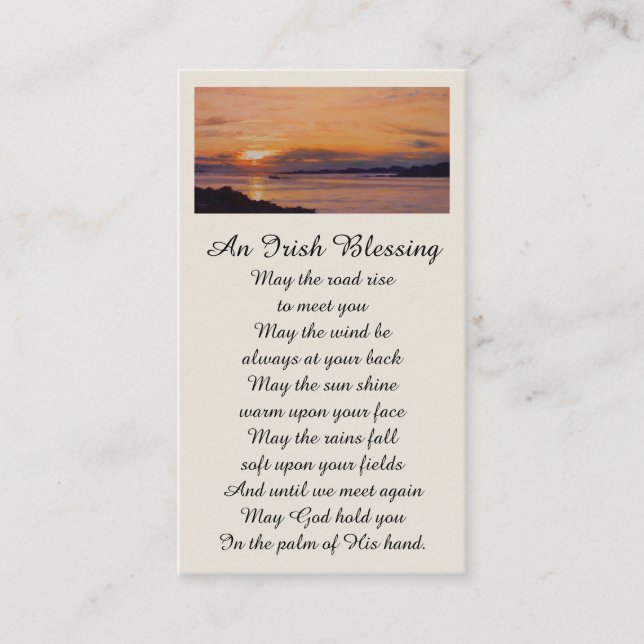 Cartão de condolências de Imagem de Lembrança (Frente)