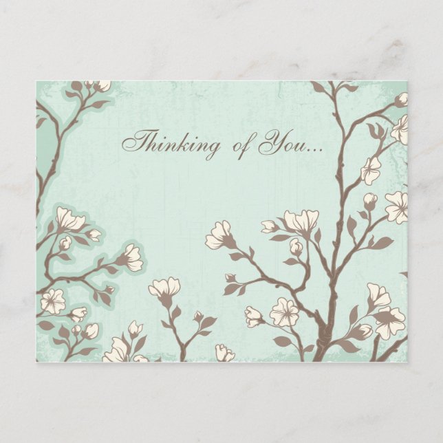 Cartão de condolências de jardim (Frente)