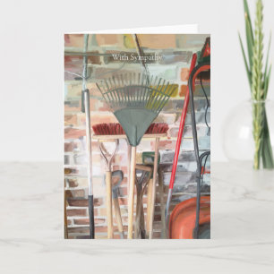 Cartão de condolências de jardineiros