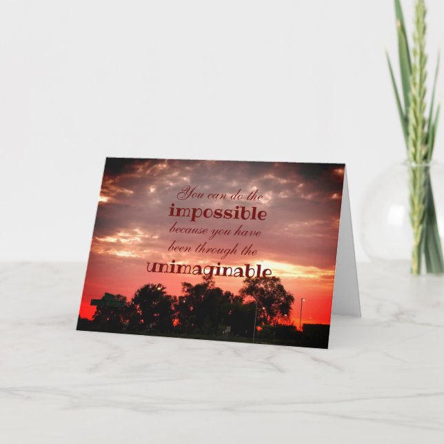 Cartão de condolências de perda infantil (Frente)