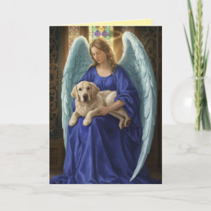 Cartão de Condolências do Golden Retriever