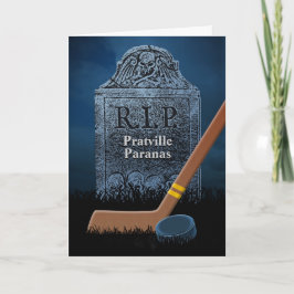 Cartão de condolências Engraçado para a Equipe de