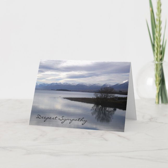 Cartão de condolências mais profundo (Frente)