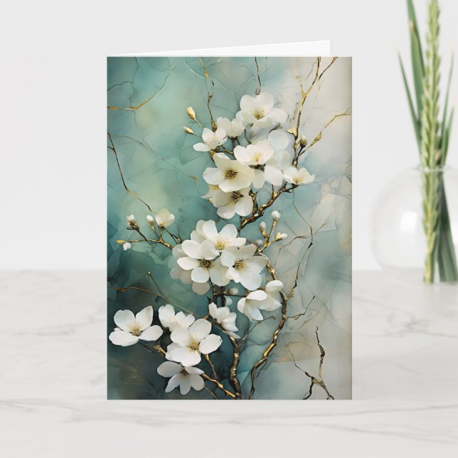 Cartão de condolências No seu tempo de tristeza (Frente)