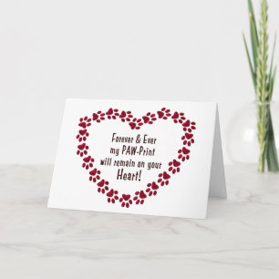 CARTÃO DE CONDOLÊNCIAS PARA A PERDA DO ANIMAL DE