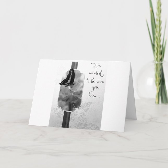 CARTÃO DE CONDOLÊNCIAS PARA ALGUÉM ESPECIAL EM SUA (Frente)