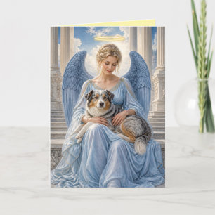 Cartão de Condolências para Australian Shepherd