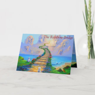 Cartão de condolências para cães mortos.