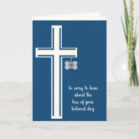 Cartão de condolências (para cães) por dalDesignNZ