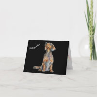 Cartão de Condolências para Dachshund