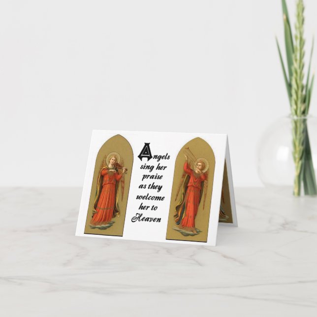 Cartão de condolências para o membro da família (Frente)