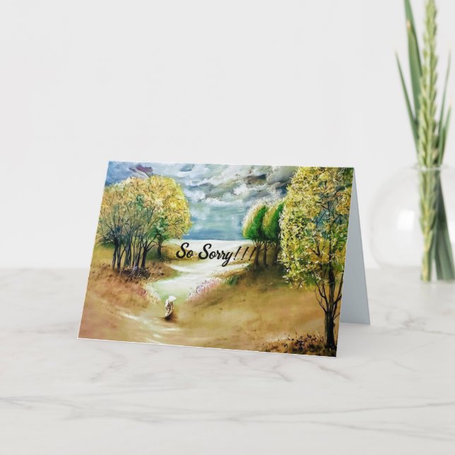 CARTÃO DE CONDOLÊNCIAS PARA PERDA DE PET/CÃO (Frente)