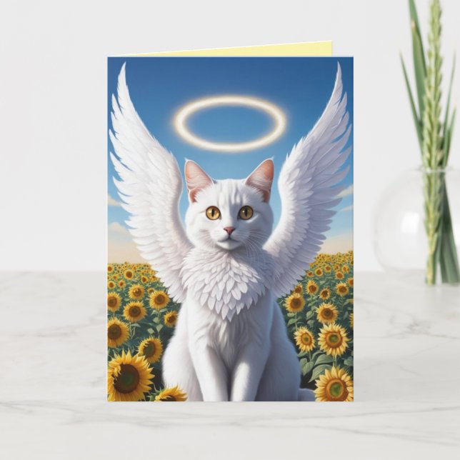 Cartão de Condolências Persian Branco 5 (Frente)