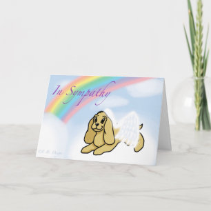Cartão de condolências Pet