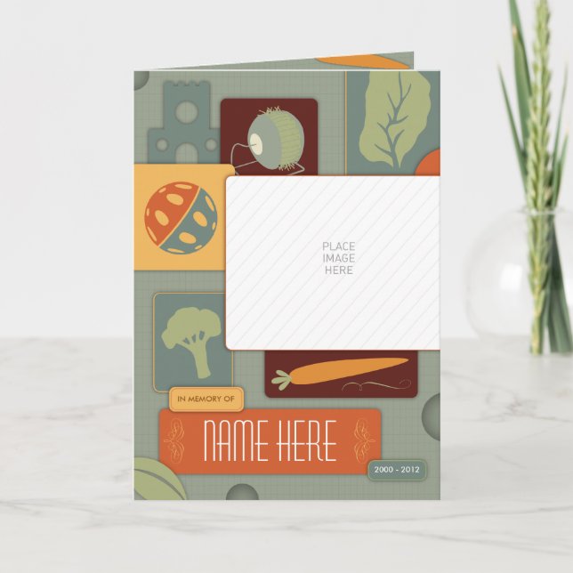 Cartão de condolências Pet "Critérios de Cidade" (Frente)