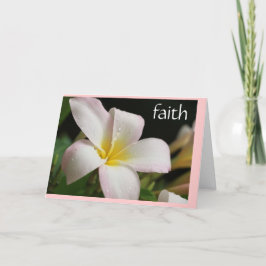 Cartão de condolências: Plumeria w Escritura Versa