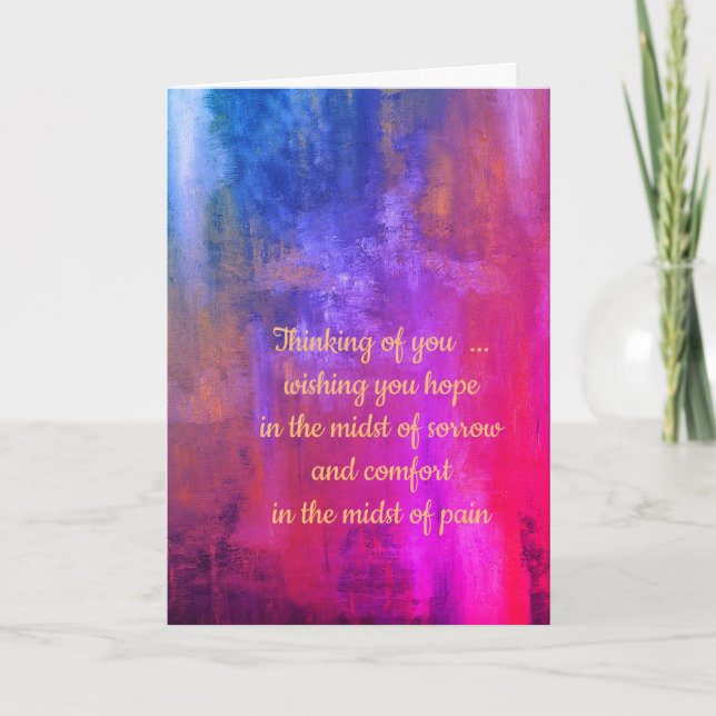 Cartão de condolências por dalDesignNZ (Frente)