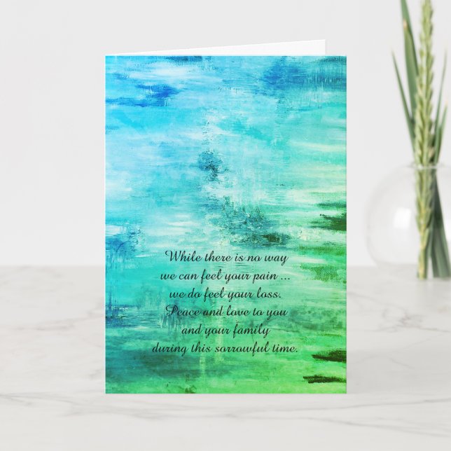 Cartão de condolências por dalDesignNZ (Frente)