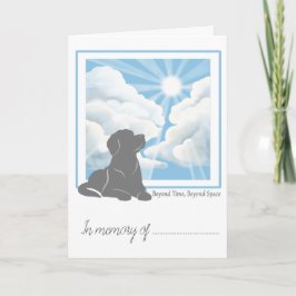 Cartão de Condolências por Perda de Animal - Labra