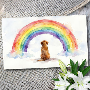 Cartão de Condolências por Perda de Cachorro Perso