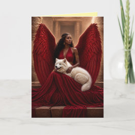Cartão de Condolências Samoyed