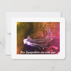 Cartão de condolências, Tamanho: 4,25" x 5,5", Sim