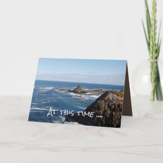 Cartão de condolências - Transições da vida