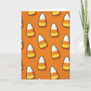 Cartão de Cones de Outono Doce
