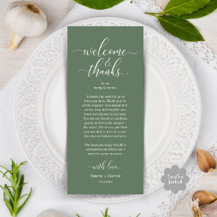 Cartão de Configuração de Local de Casamento de Ob