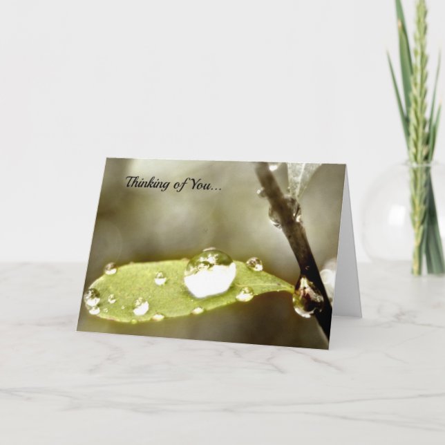 Cartão de conforto e encorajamento. (Frente)