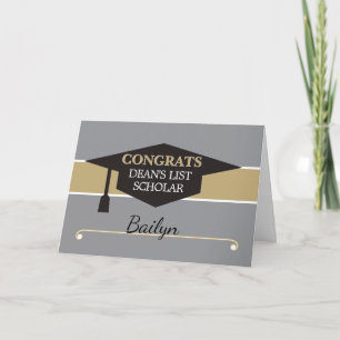 cartão de congratulações personalizado da LISTA DE
