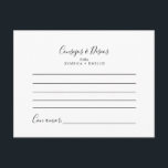 Cartão de Conselheiro de Casamento dos Consejos y<br><div class="desc">Este cartão de conselho de casamento dos consejos y deseos é perfeito para um casamento espanhol moderno. O design apresenta. Estas cartas são perfeitas para um casamento, chá de panela, chá de fraldas, festa de formatura e muito mais. Personalize as cartas com os nomes da noiva e do noivo, dos...</div>