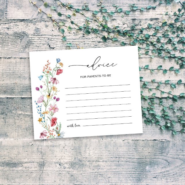 Cartão de Conselheiro dos Pais de Flores Selvagens (Criador carregado)