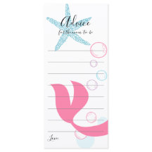 Cartão de Conselheiro para o Chá de fraldas da Mãe