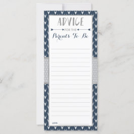 Cartão de Conselheiro para o Chá de fraldas da Mãe