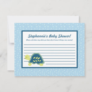 Cartão De Conselho Aconselhamento Escrito Tartaruga-Recife-Oceânica T