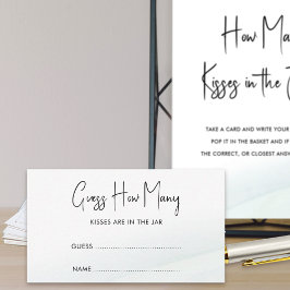 Cartão De Conselho Adivinhem Quantas Placas De Jogo De Chá de panela 