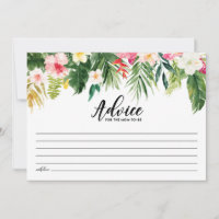 Aquarela Flores Tropicais Chá de fraldas Mãe a Ser