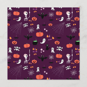 Cartão De Conselho Arte Assustadoramente Fofa de Halloween